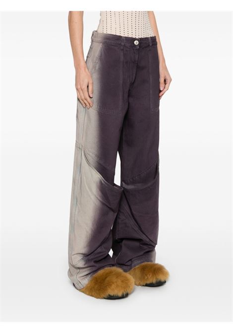 Purple and white pocket-detail jeans The attico - women THE ATTICO | 250WCP00198DDD102AA882